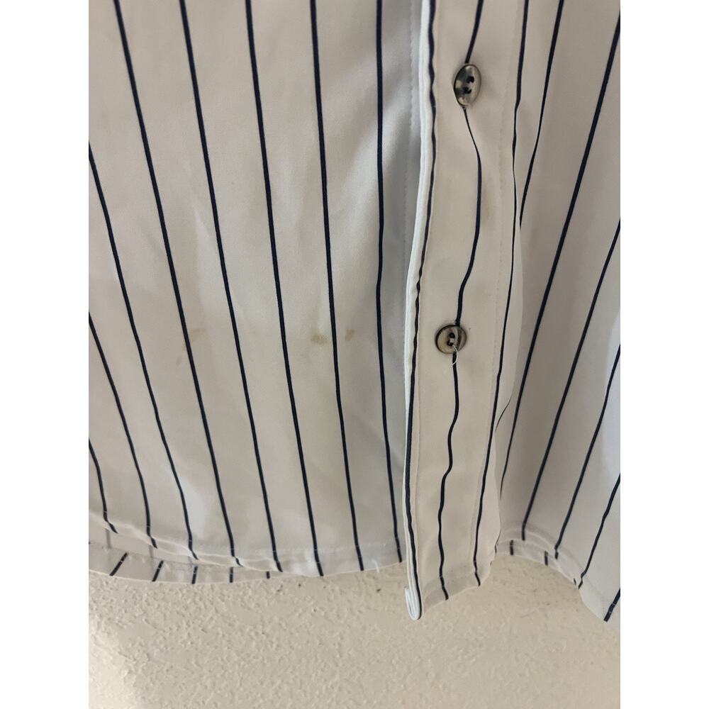 Mitchell’s & Ness New York Yankees Derek Jeter Stripped Jersey SZ 54 PLS Read - Picture 7 of 16